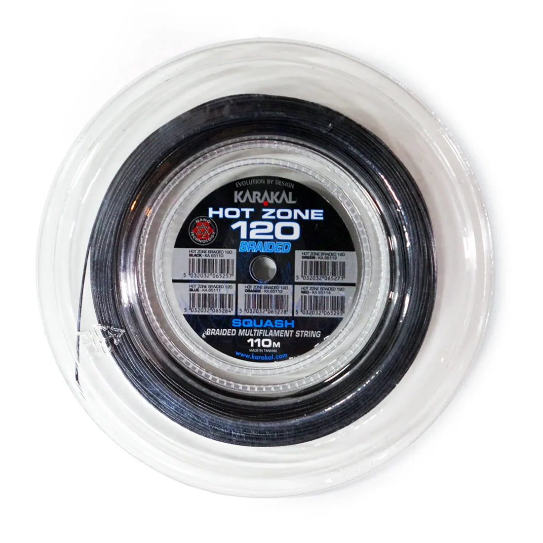 Karakal Hot Zone Braided 120 Squash String 11m, 110m, 220m