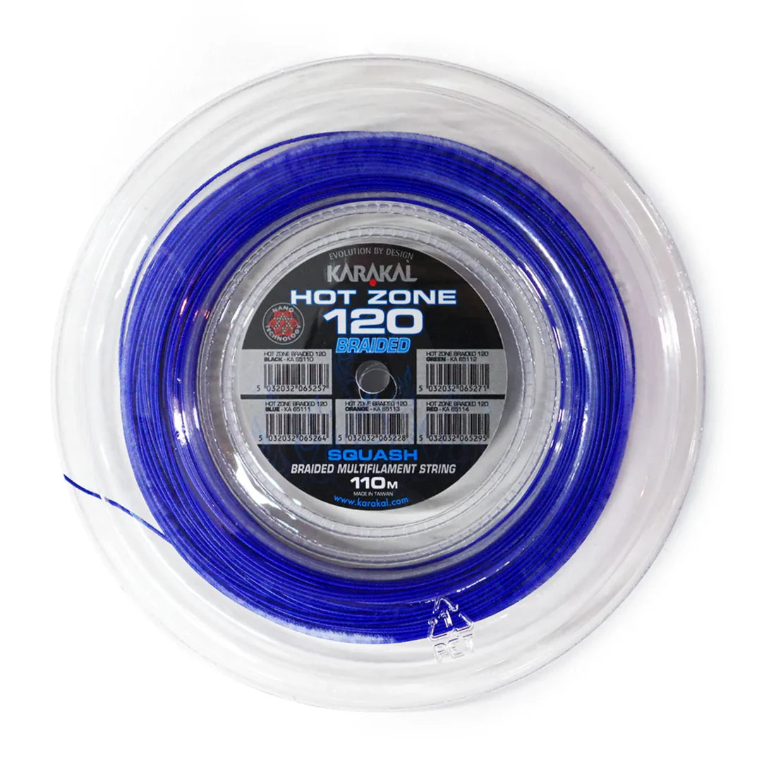 Karakal Hot Zone Braided 120 Squash String 11m, 110m, 220m