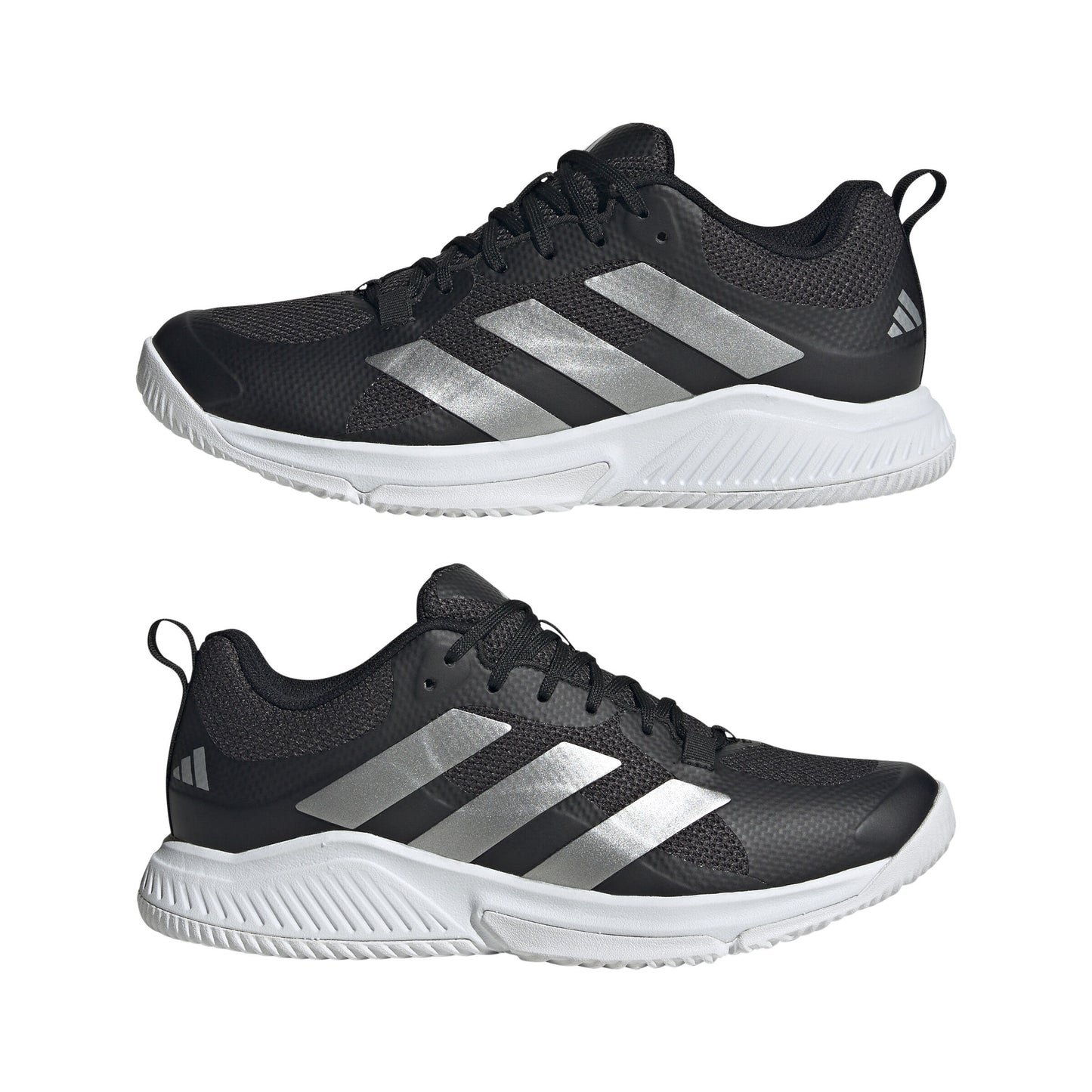 adidas Women's Court Team Bounce 2.0 Black/Silver