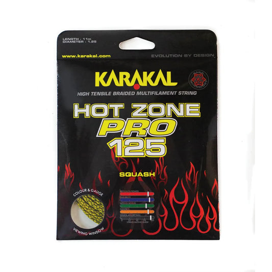 Karakal Hot Zone Pro 125 Squash String 11m Set