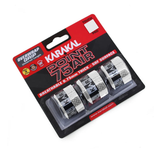 Karakal Point 75 Air Overwrap Grip x3